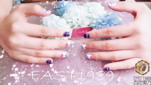  青花美甲怎么做？保定東方技工學(xué)校教你巧做美甲！
